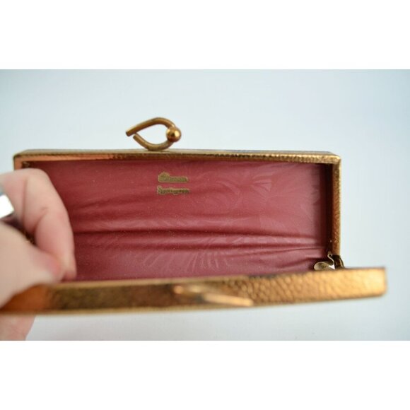 Opticase Spectapurse MCM Vintage Eyeglass Case Kisslock Diamond Pattern - Picture 7 of 7